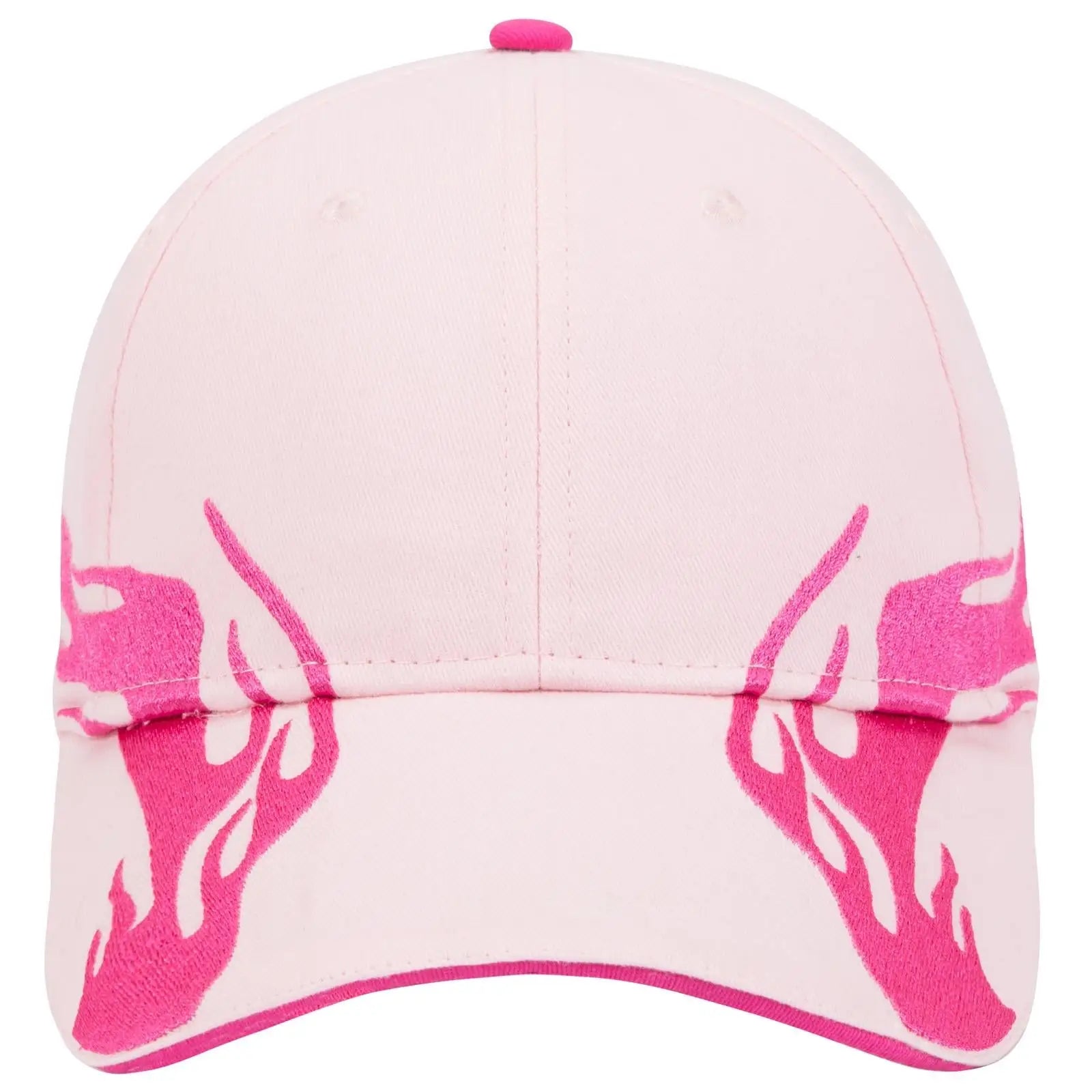 OTTO 58-755 6 Panel Low Profile Baseball Cap - S.Pnk/H.Pnk/H.Pnk - S.Pnk/H.Pnk/H.Pnk / 6 1/2’’ - 7 5/8’’