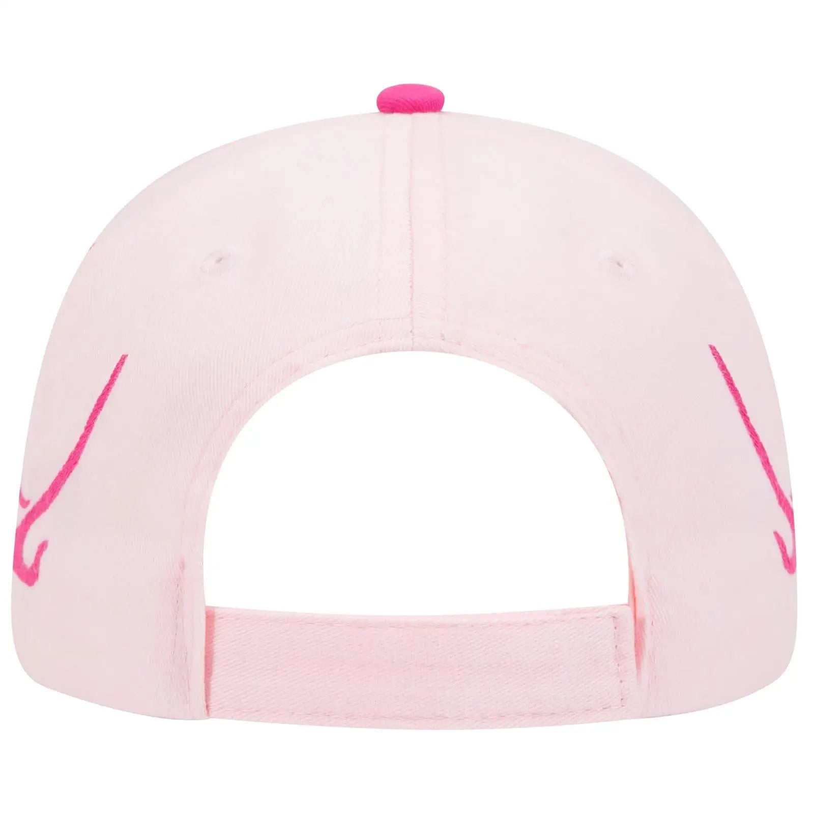 OTTO 58-755 6 Panel Low Profile Baseball Cap - S.Pnk/H.Pnk/H.Pnk - S.Pnk/H.Pnk/H.Pnk / 6 1/2’’ - 7 5/8’’