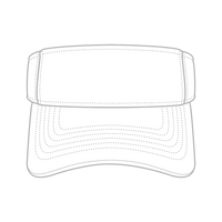 OTTO 60-1105 Sun Visor - White - White / 6 1/2’’ - 7 5/8’’