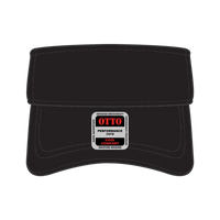 OTTO 60-1276 Upf 50+ Sun Visor - Black - Black / 6 1/2’’ - 7 5/8’’