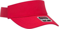 OTTO 60-1276 Upf 50 Sun Visor - Red - Red / One Size Fits Most
