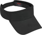 OTTO 60-263 100% Cotton Brushed Bull Denim Sun Visors - Black - Black / One Size Fits Most