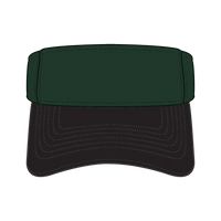 OTTO 60-284 Sun Visor - Blk/Dk.Grn - Blk/Dk.Grn / 6 1/2’’ - 7 5/8’’