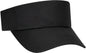 OTTO 60-662 100% Cotton Twill Youth Sun Visor - Black - Black / Youth