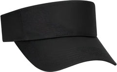 OTTO 60-662 100% Cotton Twill Youth Sun Visor - Black - Black / Youth