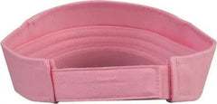 OTTO 60-662 100% Cotton Twill Youth Sun Visor - Pink - Pink / Youth