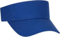 OTTO 60-662 100% Cotton Twill Youth Sun Visor - Royal - Royal / Youth