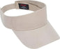 OTTO 60-662 6 Rows Stitching 100% Cotton Twill Sun Visors - Khaki - Khaki / One Size Fits Most