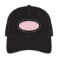 OTTO 62-321 Young Adult 6 Panel Low Profile Baseball Cap - Black - Black / 6’’ - 7 1/8’’