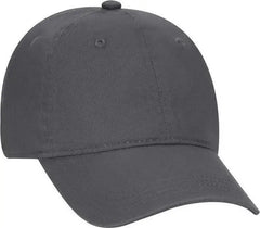 OTTO 64-1290 Youth 6 Panel Low Profile Dad Hat - Charcoal Gray - Dark Gray / Youth