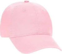 OTTO 64-1290 Youth 6 Panel Low Profile Dad Hat - Pink - Pink / Youth