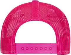 OTTO 65-1291 Youth 6 Panel Low Profile Baseball Cap - Hot Pink - Hot Pink / Youth