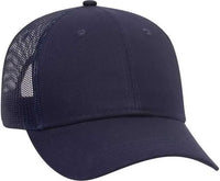 OTTO 65 1291 Youth 6 Panel Low Profile Baseball Cap Navy Navy / Youth