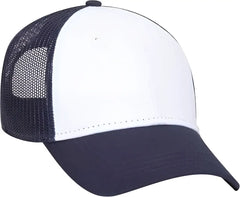 OTTO 65 1291 Youth 6 Panel Low Profile Baseball Cap Navy White Navy Navy White / Youth