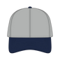 OTTO 69-291 4 Panel Ponytail Cap - Nvy/Gry - Nvy/Gry / 7 3/8’’ - 7 5/8’
