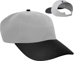 OTTO 69 291 Brushed Cotton Twill Ponytail Low Profile Pro Style Soft Crown Cap Black Gray Black Gray / S/M