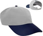 OTTO 69-291 Brushed Cotton Twill Ponytail Low Profile Pro Style Soft Crown Cap - Navy Gray - Navy Gray / S/M