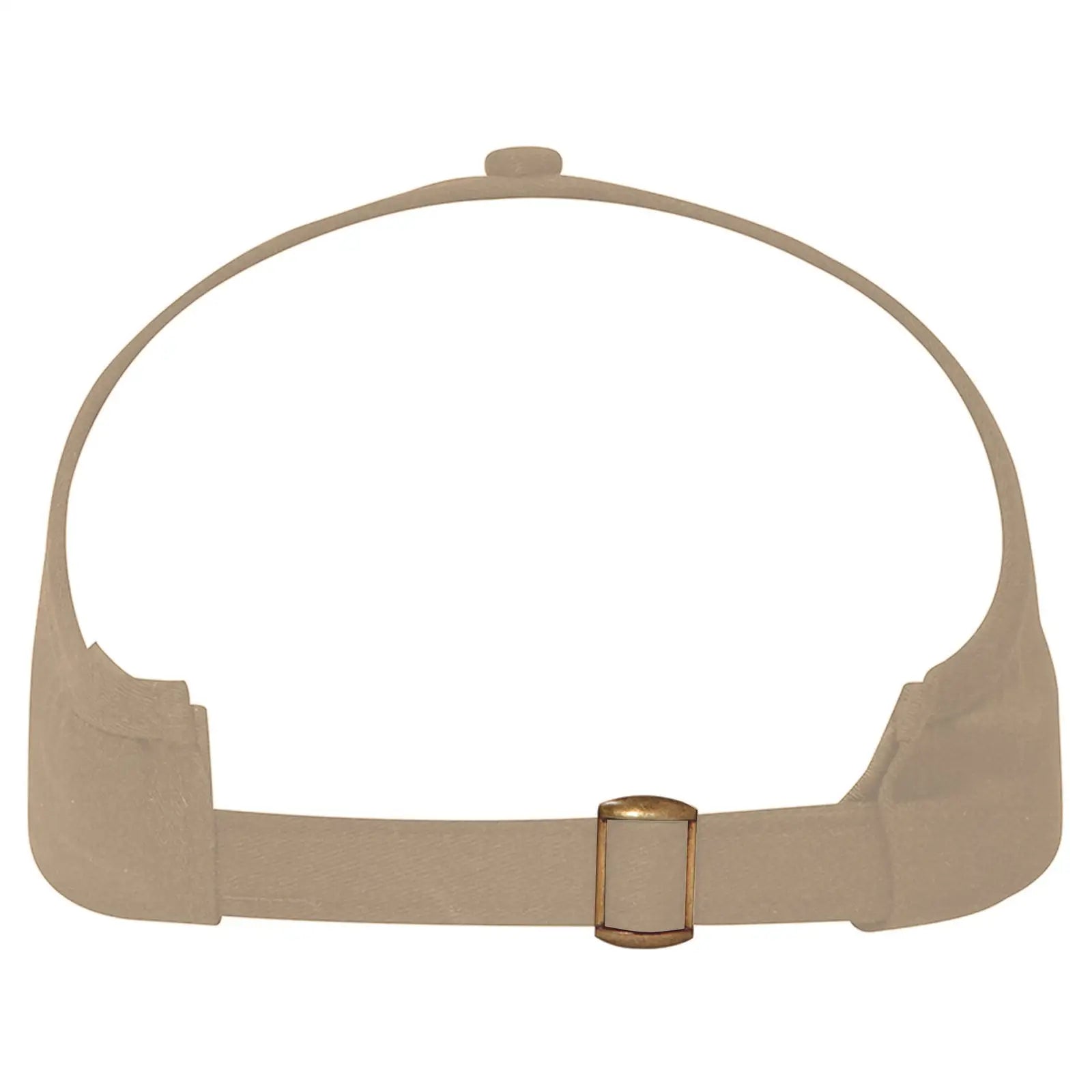 OTTO 69-359 4 Panel Ponytail Cap - Blk/Kha - Blk/Kha / 6 1/2’’ - 7 5/8’’