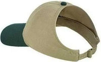 OTTO 69-359 4 Panel Ponytail Cap - Dark Green Khaki - Forest Khaki / One Size Fits Most