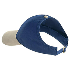 OTTO 69-359 4 Panel Ponytail Cap - Kha/Nvy - Kha/Nvy / 6 1/2’’ - 7 5/8’’