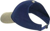 OTTO 69-359 4 Panel Ponytail Cap - Khaki Navy - Khaki Navy / One Size Fits Most