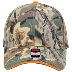 OTTO 71-602 Camouflage 6 Panel Low Profile Baseball Cap - Kha/Brn/Lt.Ol.Grn - Kha/Brn/Lt.Ol.Grn / 6 1/2’’ - 7 5/8’’