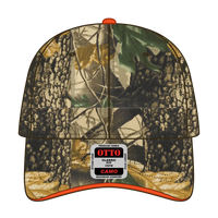 OTTO 71-602 Camouflage 6 Panel Low Profile Baseball Cap - Kha/Blk/Dk.Grn - Kha/Blk/Dk.Grn / 6 1/2’’ - 7 5/8’’