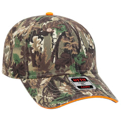 OTTO 71-602 Camouflage 6 Panel Low Profile Baseball Cap - Lt.Lod/Brn/Kly - Lt.Lod/Brn/Kly / 6 1/2’’ - 7 5/8’’