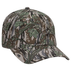 OTTO 77-379 ’OTTO Flex’ Fitted Camouflage 6 Panel Low Profile Baseball Cap - Gry/Dk.Grn - Gry/Dk.Grn / 7’’ - 7 1/4’’