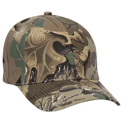 OTTO 77-379 ’OTTO Flex’ Fitted Camouflage 6 Panel Low Profile Baseball Cap - Kha/Brn/Lt.Ol.Grn - Kha/Brn/Lt.Ol.Grn