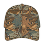 OTTO 77-379 ’OTTO Flex’ Fitted Camouflage 6 Panel Low Profile Baseball Cap - Kha/Brn/Lt.Ol.Grn - Kha/Brn/Lt.Ol.Grn