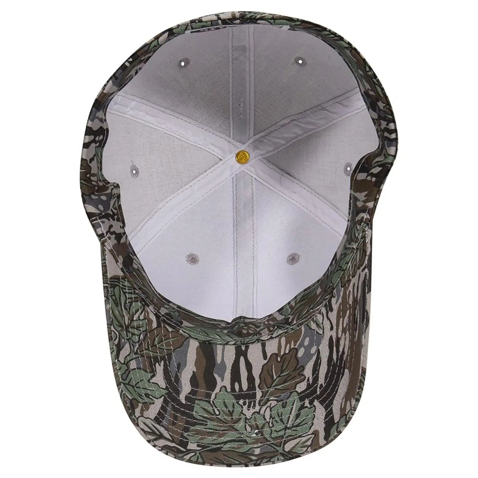 OTTO 77-379 ’OTTO Flex’ Fitted Camouflage 6 Panel Low Profile Baseball Cap - Gry/Dk.Grn - Gry/Dk.Grn / 7’’ - 7 1/4’’