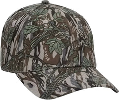 OTTO 77-379 Stretchable Camouflage Cotton Twill Low Profile Pro Style Cap - Gray Brown Khaki - Gray Khaki / S/M
