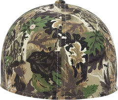 OTTO 77-379 Stretchable Camouflage Cotton Twill Low Profile Pro Style Cap - Gray Dark Green - Gray Forest / S/M