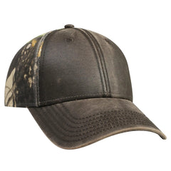 OTTO 78-1130 Camouflage 6 Panel Low Profile Baseball Cap - Dk.Brn/Kha/Blk/Dk.Grn - Dk.Brn/Kha/Blk/Dk.Grn / 6 1/2’’ - 7