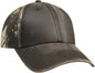 OTTO 78-1130 Camouflage 6 Panel Low Profile Baseball Cap - Dark Brown Khaki Black Dark Green - Brown Black / One Size