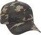 OTTO 78-1246 6 Panel Low Profile Syle Camouflage Cotton Twill Cap - Camo 8 - Multi-Colored / One Size Fits Most
