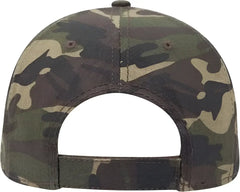 OTTO 78-1246 6 Panel Low Profile Syle Camouflage Cotton Twill Cap - Camo 8 - Multi-Colored / One Size Fits Most