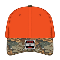 OTTO 78-353 Camouflage 6 Panel Low Profile Baseball Cap - Kha/Brn/Lt.Ol.Grn/N.Org - Kha/Brn/Lt.Ol.Grn/N.Org / 6 1/2’’
