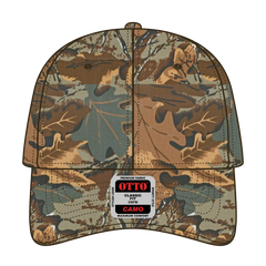 OTTO 78-353 Camouflage 6 Panel Low Profile Baseball Cap - Kha/Brn/Lt.Ol.Grn - Kha/Brn/Lt.Ol.Grn / 6 1/2’’ - 7 5/8’’