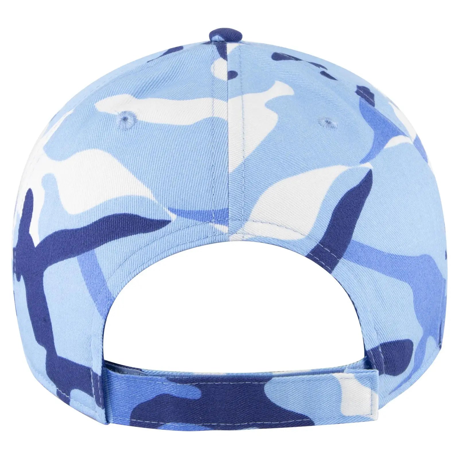 OTTO 78-353 Camouflage 6 Panel Low Profile Baseball Cap - Aqua/Lk Blu - Aqua/Lk Blu / 6 1/2’’ - 7 5/8’’