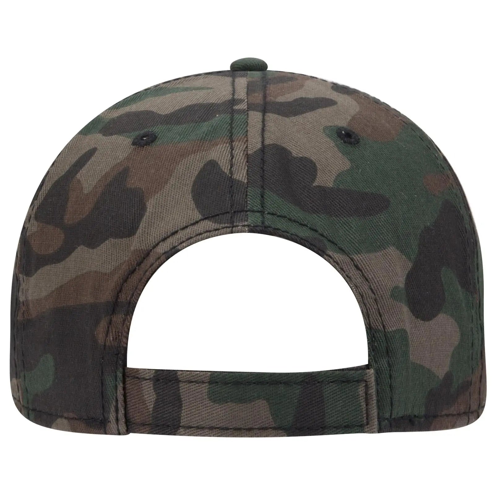 OTTO 78-353 Camouflage 6 Panel Low Profile Baseball Cap - Camo 004 - Camo 004 / 6 1/2’’ - 7 5/8’’