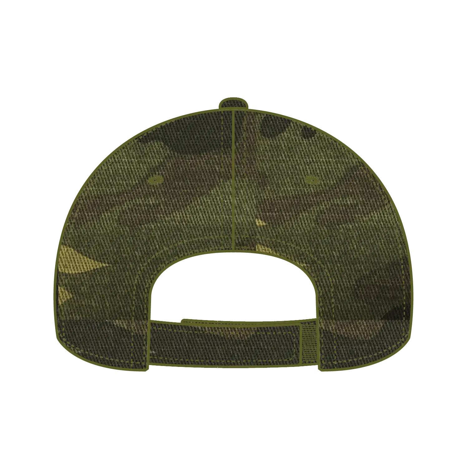 OTTO 78-353 Camouflage 6 Panel Low Profile Baseball Cap - Camo 008 - Camo 008 / 6 1/2’’ - 7 5/8’’