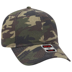 OTTO 78-353 Camouflage 6 Panel Low Profile Baseball Cap - Camo 008 - Camo 008 / 6 1/2’’ - 7 5/8’’