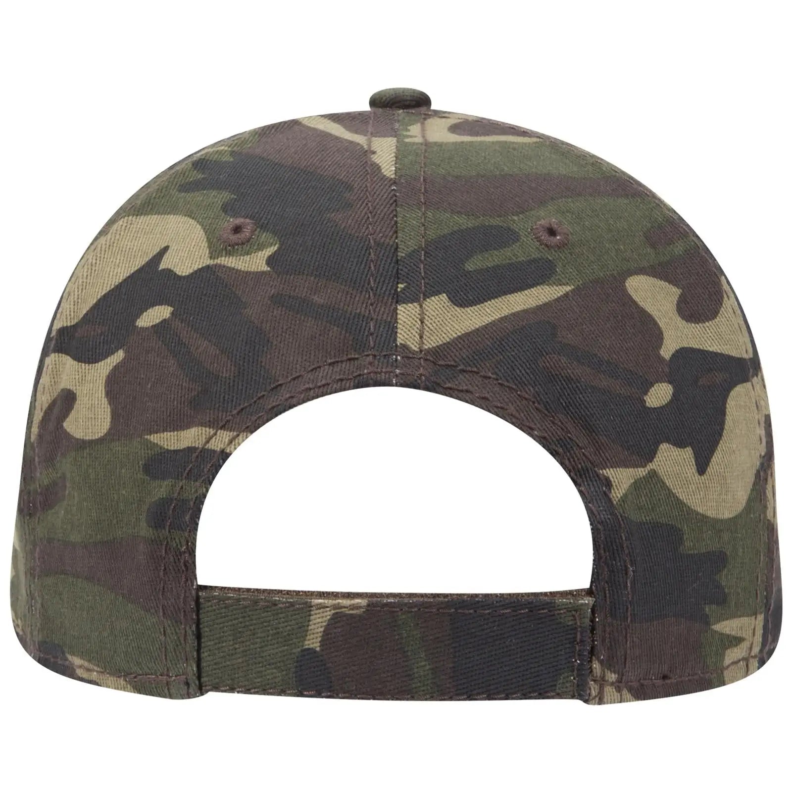 OTTO 78-353 Camouflage 6 Panel Low Profile Baseball Cap - Camo 008 - Camo 008 / 6 1/2’’ - 7 5/8’’