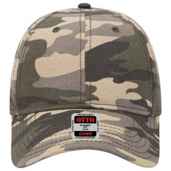 OTTO 78-353 Camouflage 6 Panel Low Profile Baseball Cap - Camo 010 - Camo 010 / 6 1/2’’ - 7 5/8’’