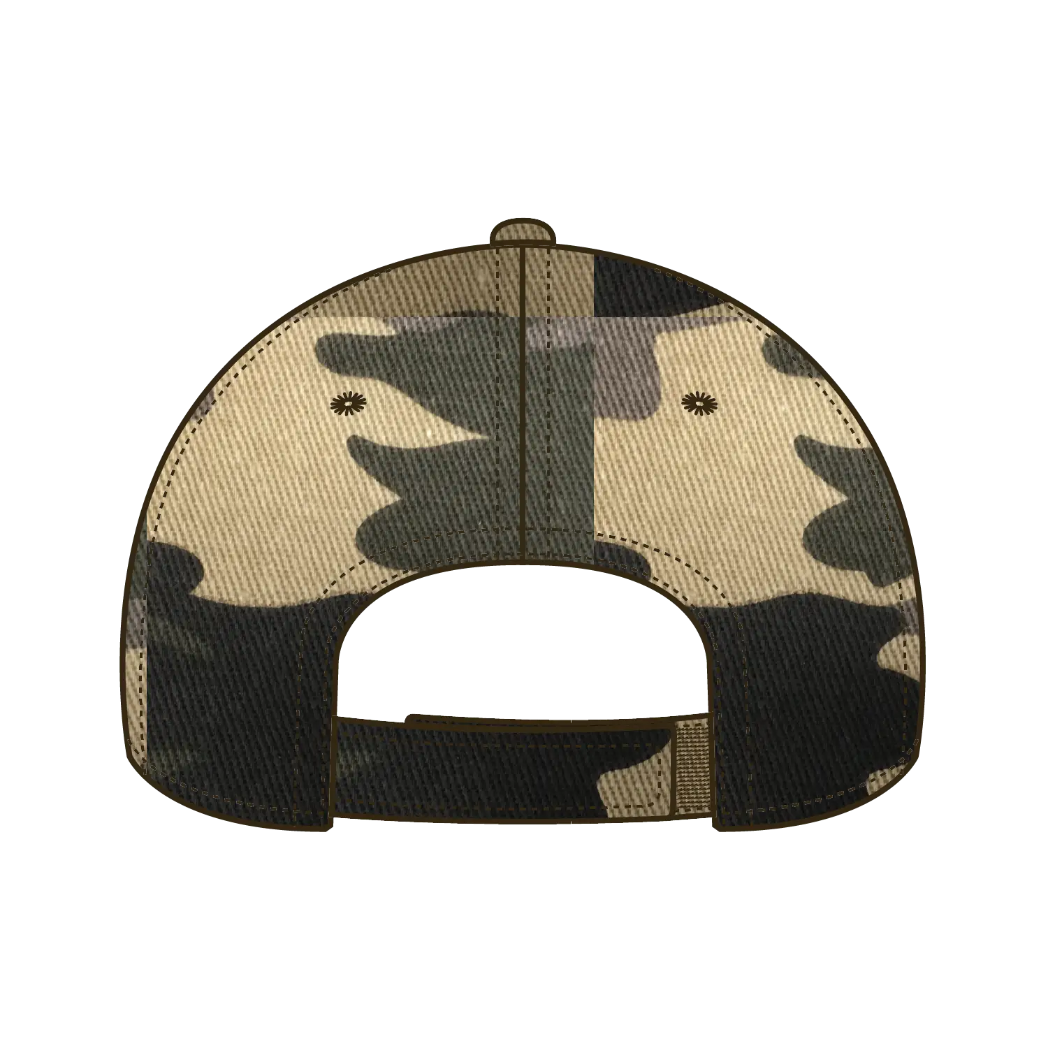 OTTO 78-353 Camouflage 6 Panel Low Profile Baseball Cap - Camo 010 - Camo 010 / 6 1/2’’ - 7 5/8’’