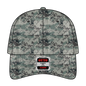 OTTO 78-353 Camouflage 6 Panel Low Profile Baseball Cap - Kha/Brn/Blk - Kha/Brn/Blk / 6 1/2’’ - 7 5/8’’