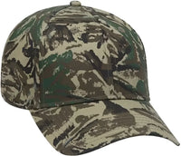 OTTO 78-353 Camouflage 6 Panel Low Profile Baseball Cap - Olive Green Black Dark Green - Olive Forest / One Size Fits