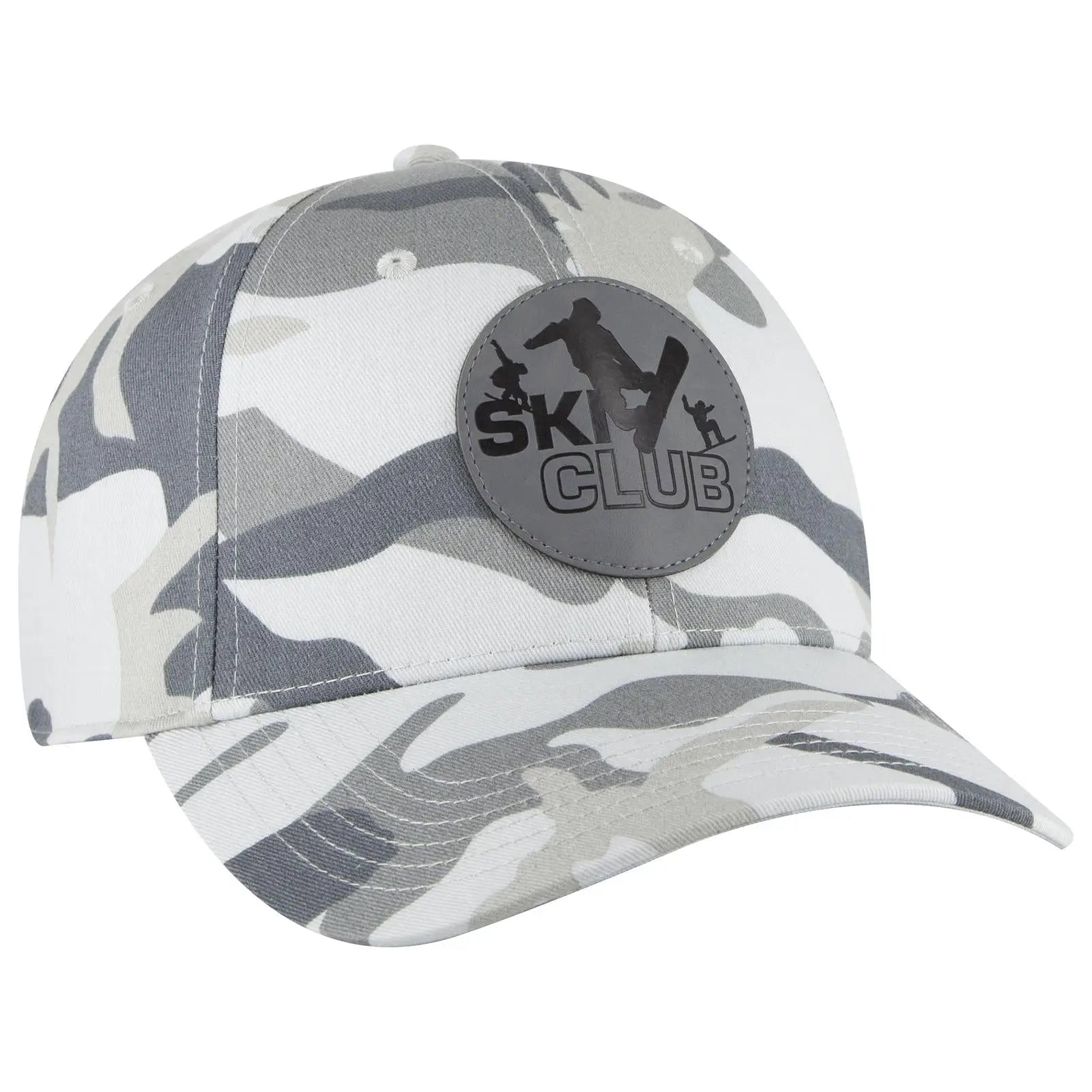 OTTO 78-353 Camouflage 6 Panel Low Profile Baseball Cap - St Gry/Gry - St Gry/Gry / 6 1/2’’ - 7 5/8’’